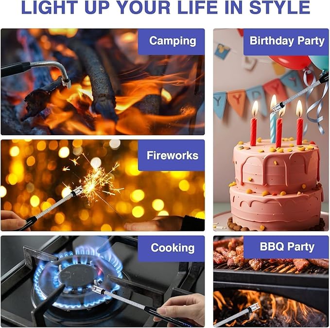 Rechargeable Electric Gas Lighter for Kitchen